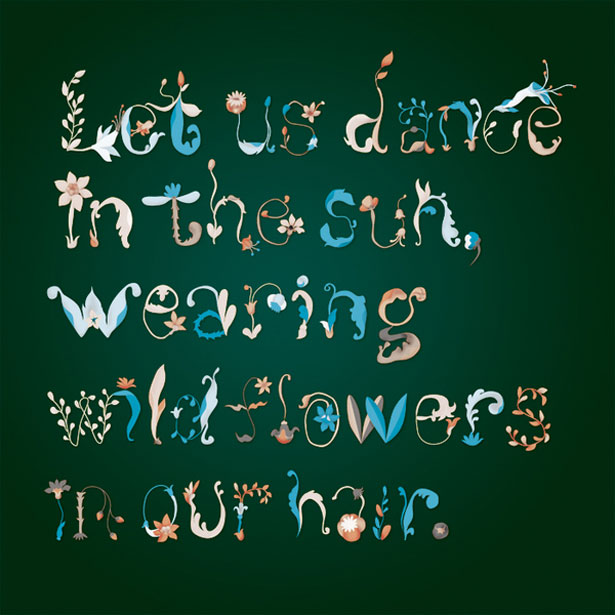 精选漂亮的英文字体设计集锦