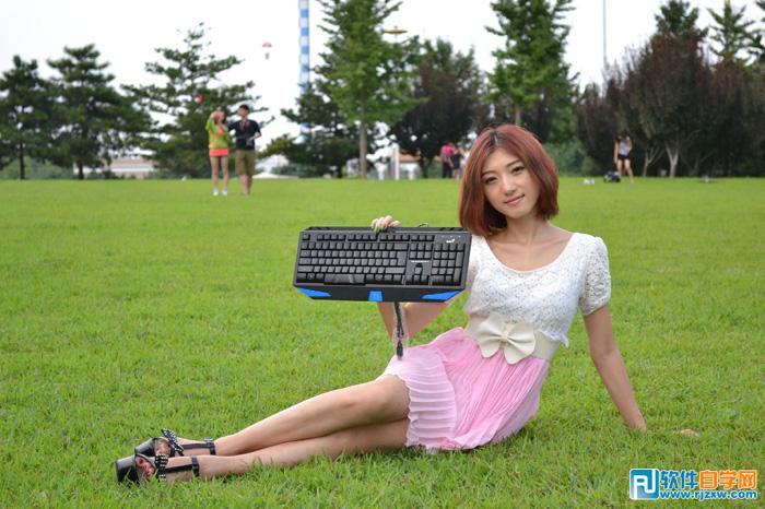 给德阳女孩照片加点黄褐色霞光