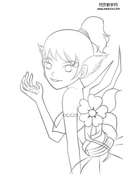 鼠绘森林的卡通精灵