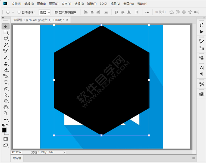 ps把图片嵌入图形中的方法