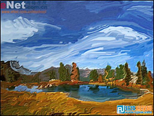 ps把照片转油画效果