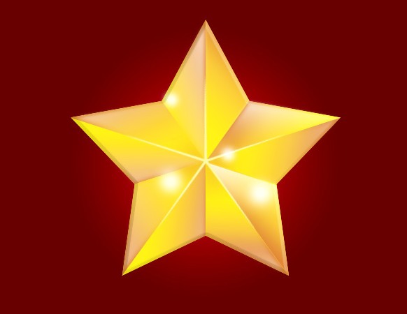 photoshop快速制作一个立体的五角星