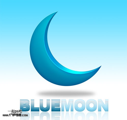 制作简单的半月立体图形